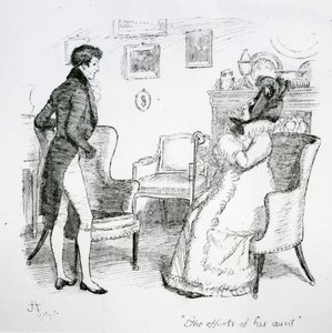 The efforts of his aunt, illustration from 